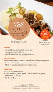 Fall Gourmet festival - Restaurante Vindouro, Curitiba