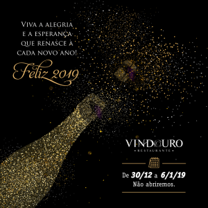Feliz Ano Novo - Restaurante Vindouro