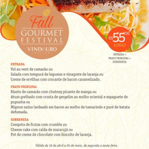Fall Gourmet Festival - Restaurante Vindouro Curitiba