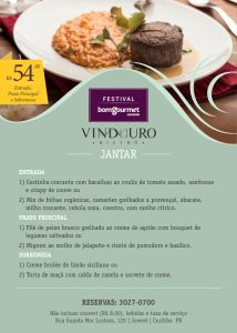 Festival Bom Gourmet - Restaurante Vindouro Curitiba