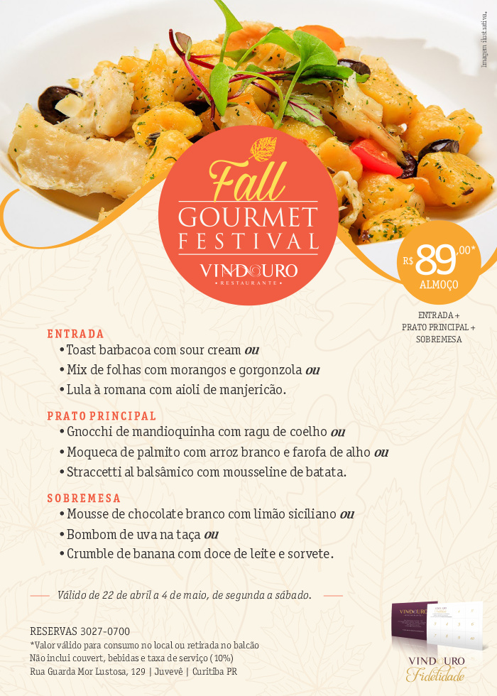 Fall Gourmet Festival Vindouro