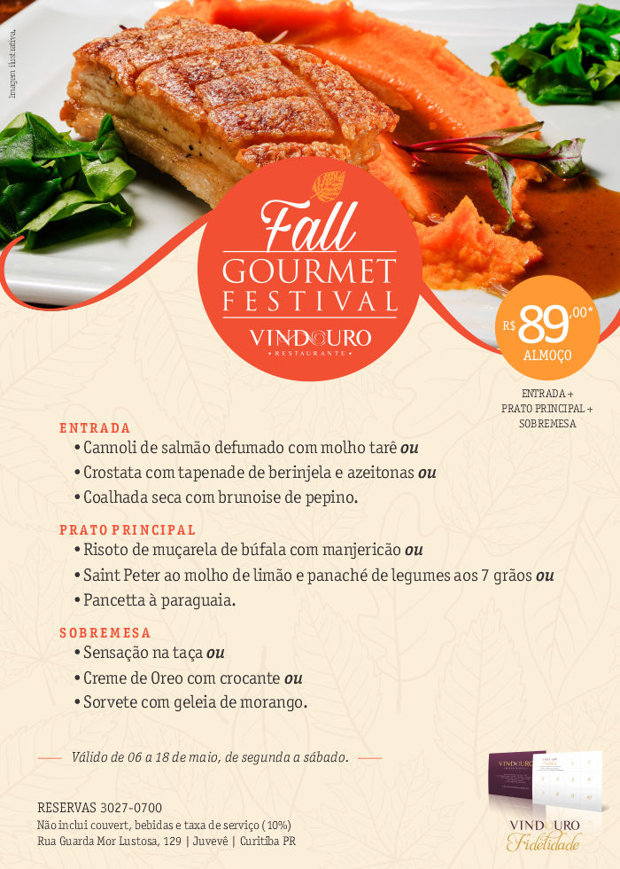 Fall Gourmet Festival Vindouro