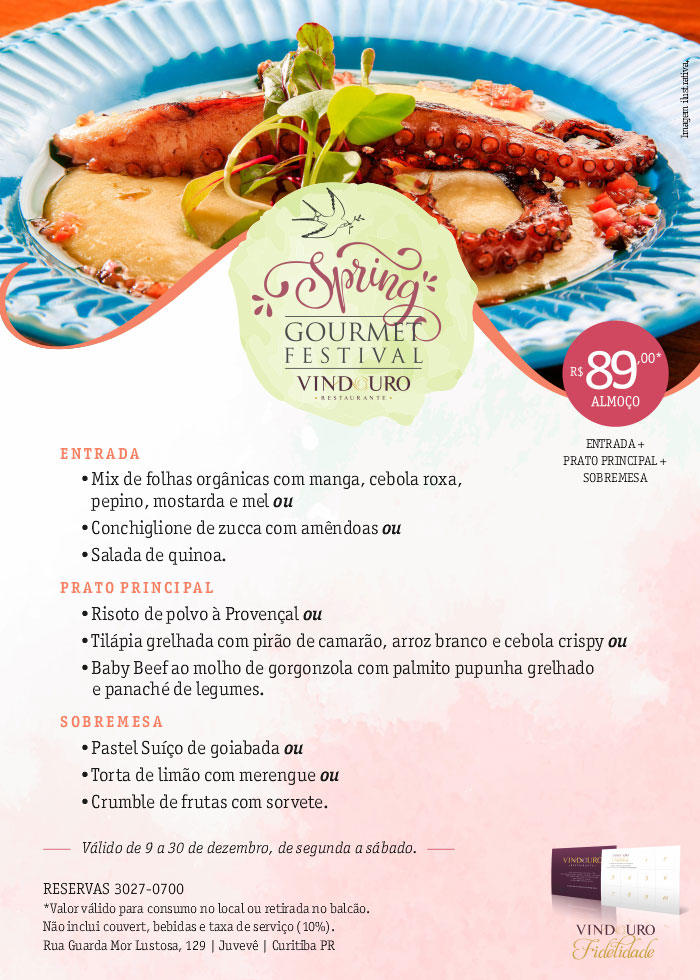 Spring Gourmet Festival Vindouro