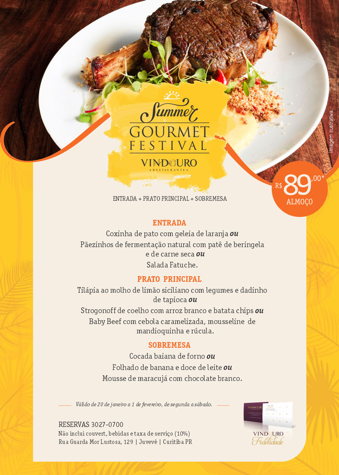 Summer Gourmet Festival Vindouro